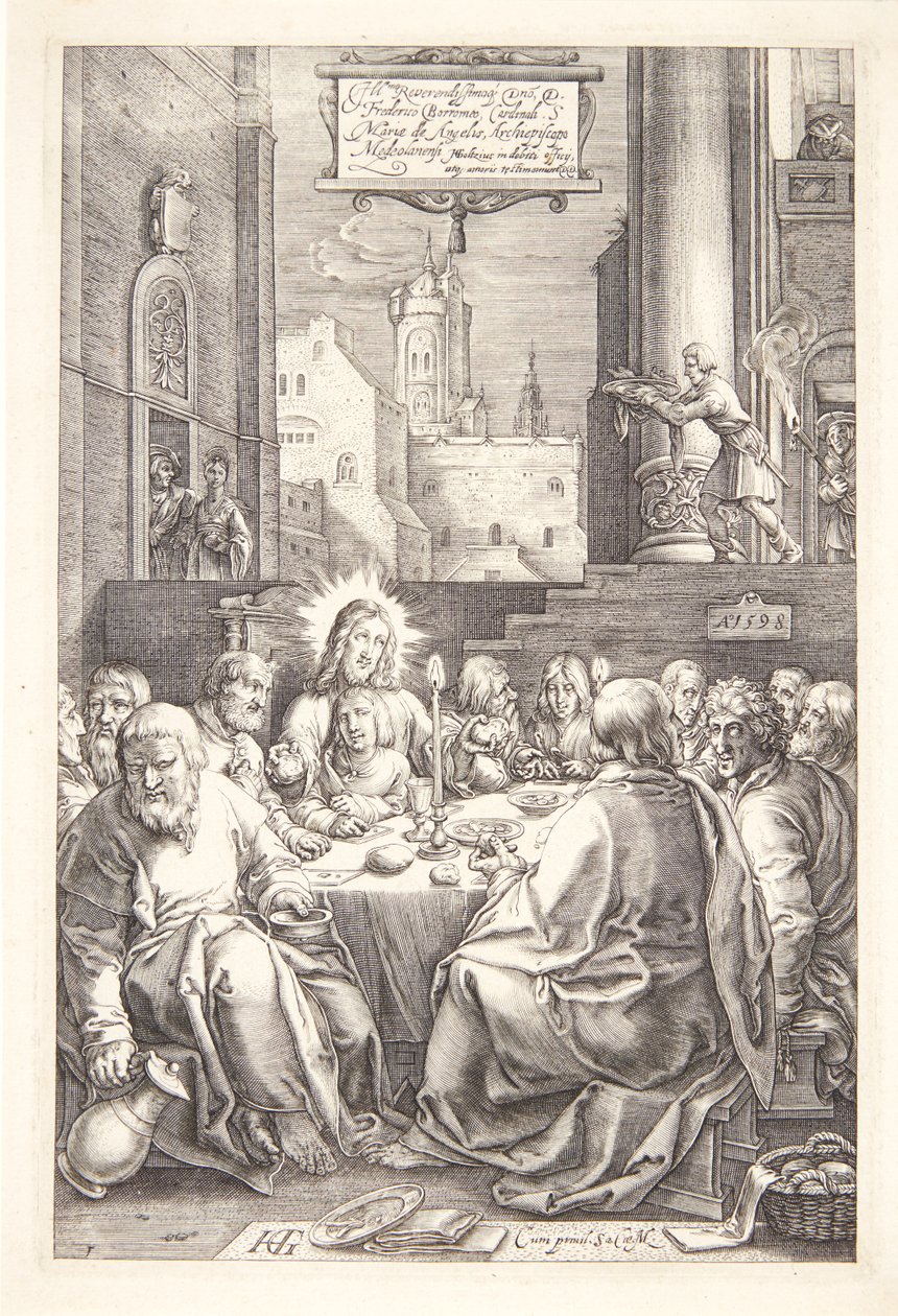 Az utolsó vacsora alkotó: Hendrick Goltzius