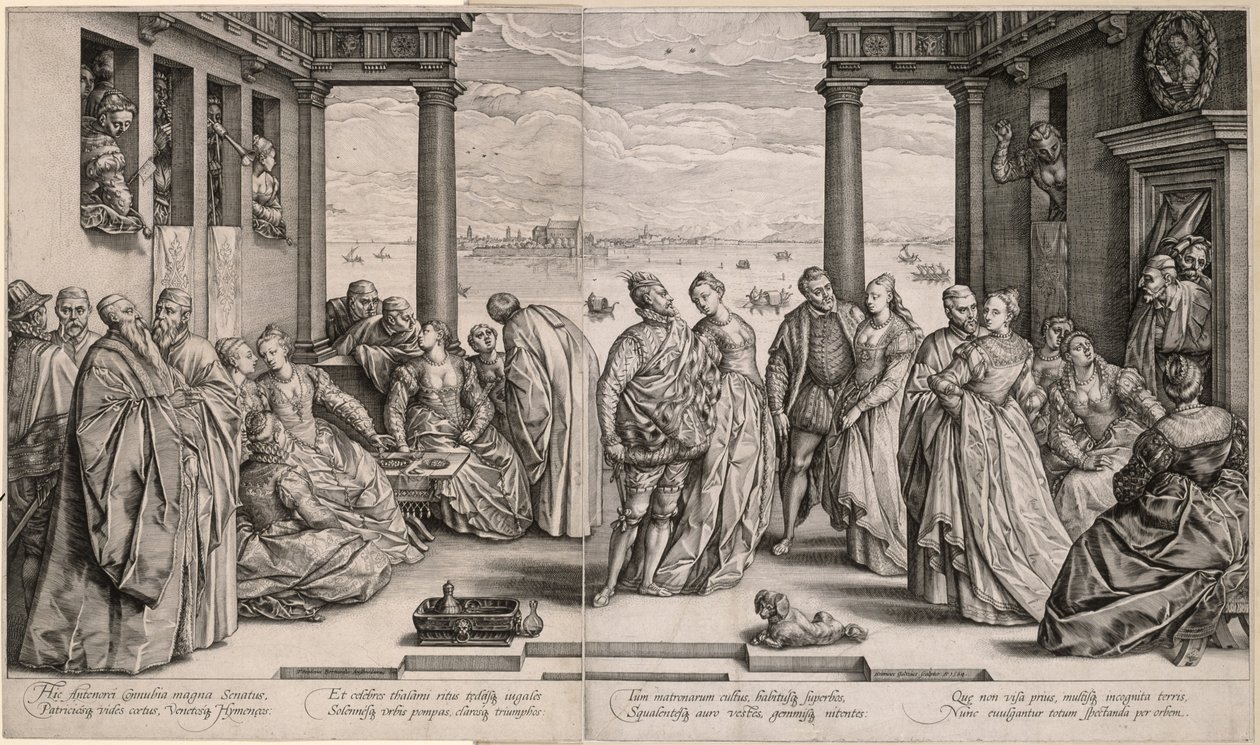 Antenor esküvője (Velencei esküvő) alkotó: Hendrick Goltzius