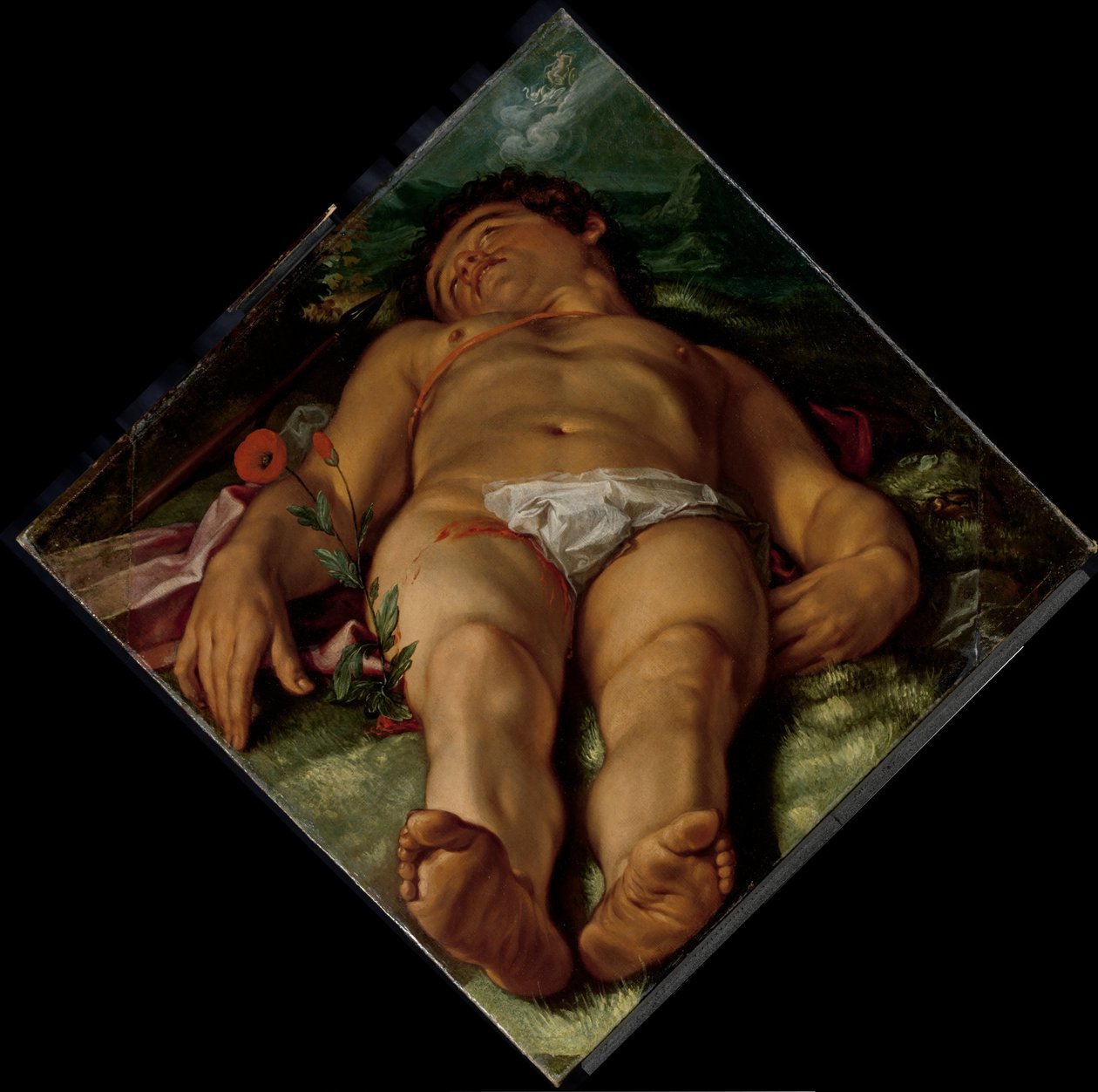 Haldokló Adonis alkotó: Hendrick Goltzius