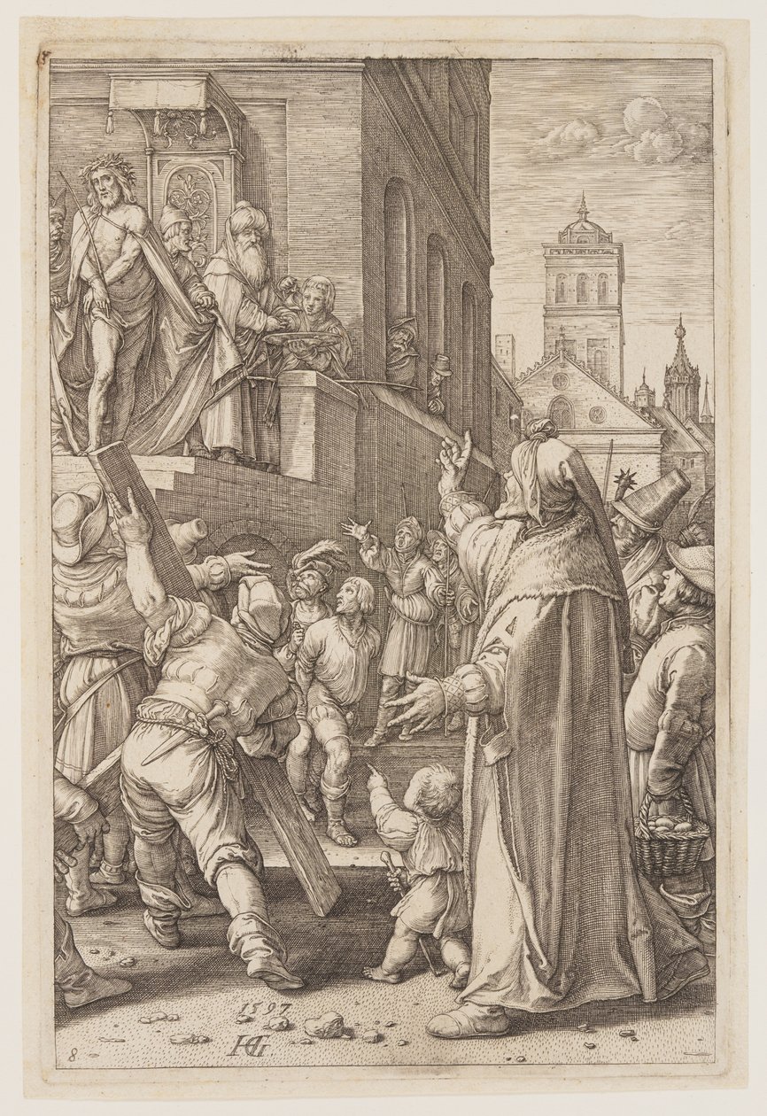 Ecce Homo, a Passióból alkotó: Hendrick Goltzius