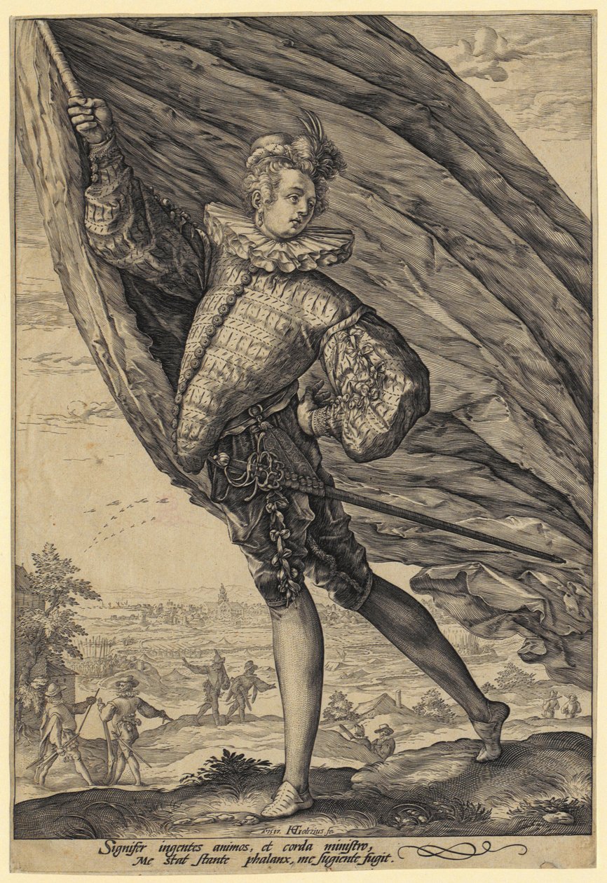 Zászlóvivő alkotó: Hendrick Goltzius
