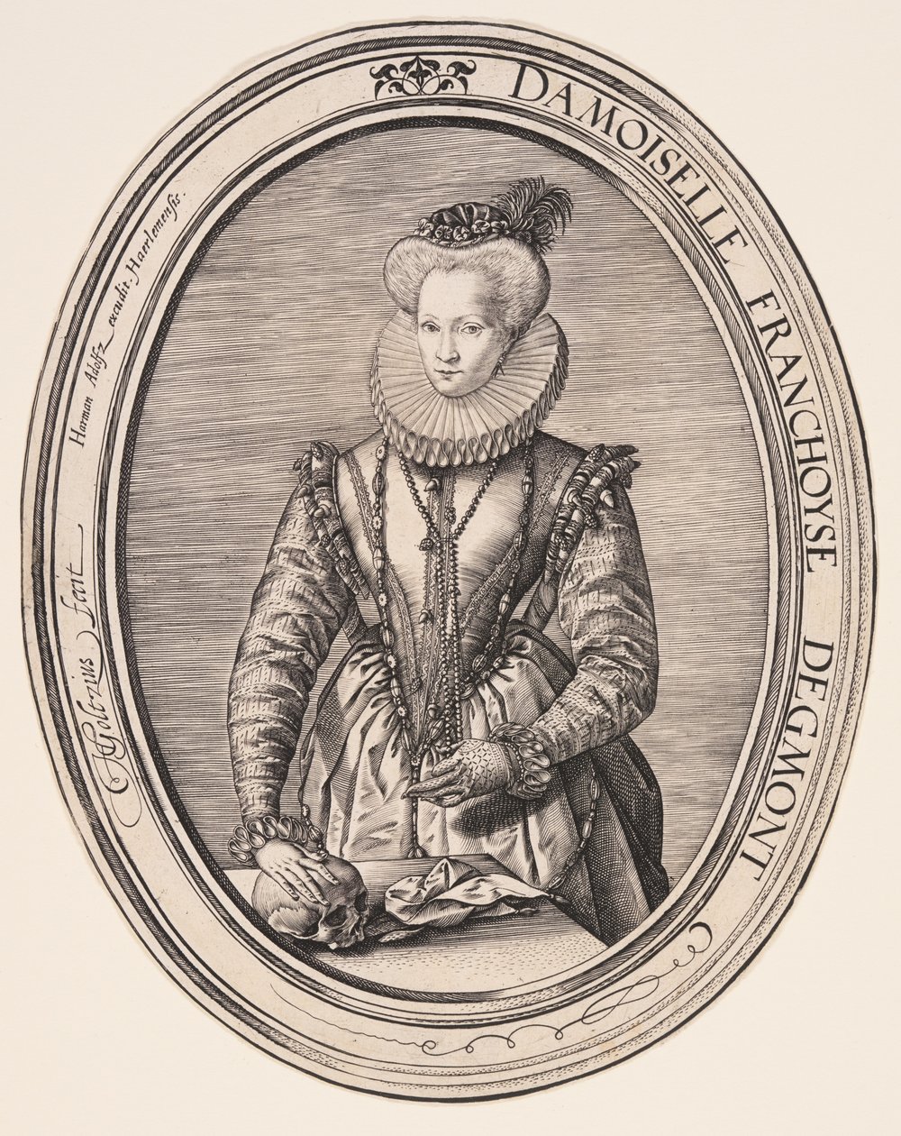 Françoise van Egmond alkotó: Hendrick Goltzius
