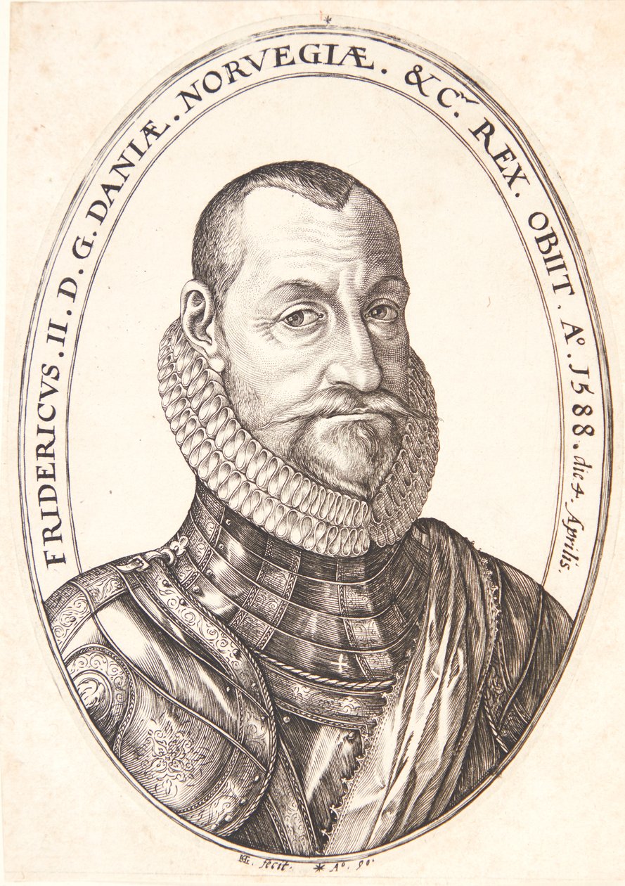 II. Frederik, Dánia és Norvégia királya alkotó: Hendrick Goltzius
