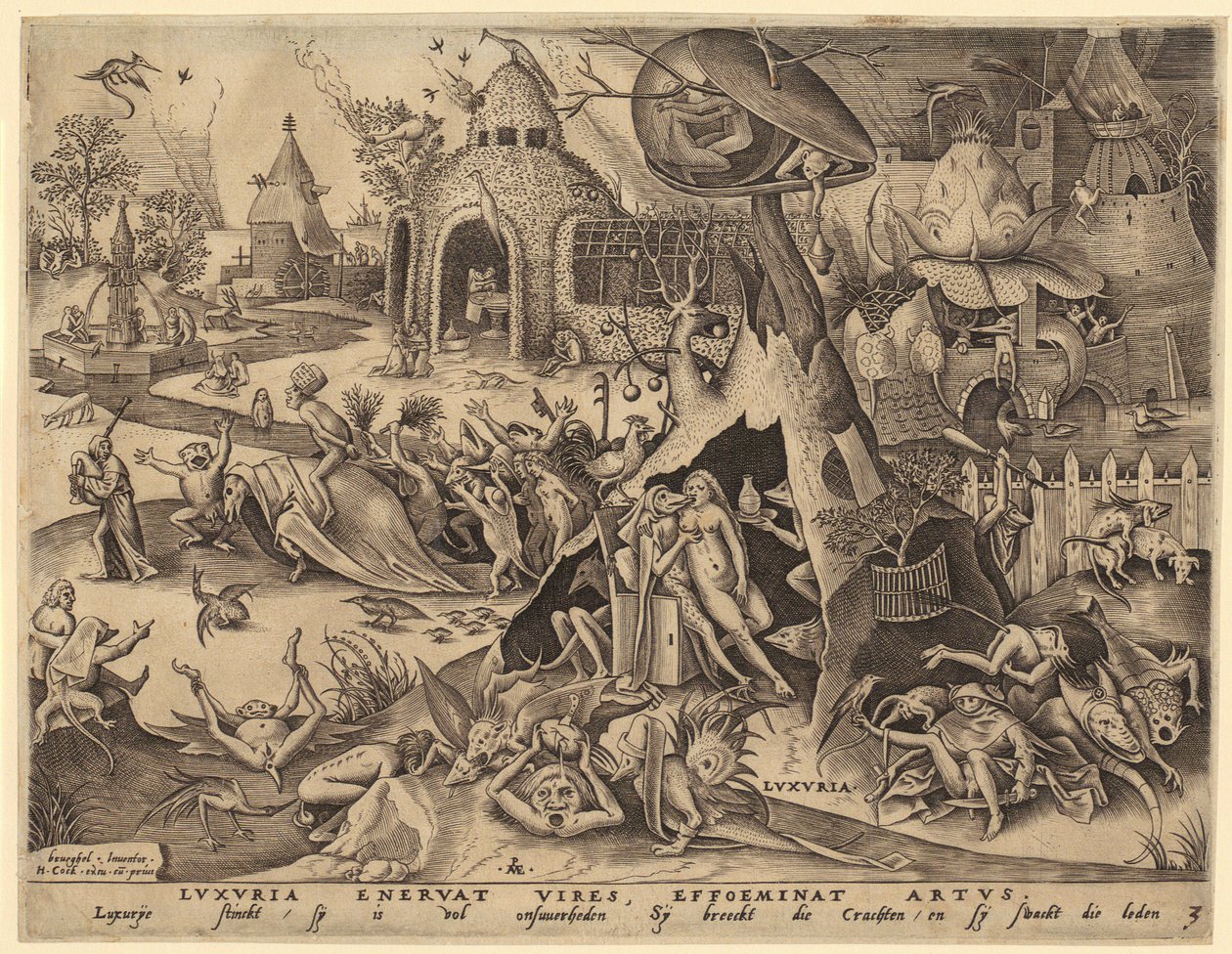 Horatius Cocles, 2. lap a „Római hősök” sorozatból alkotó: Hendrick Goltzius