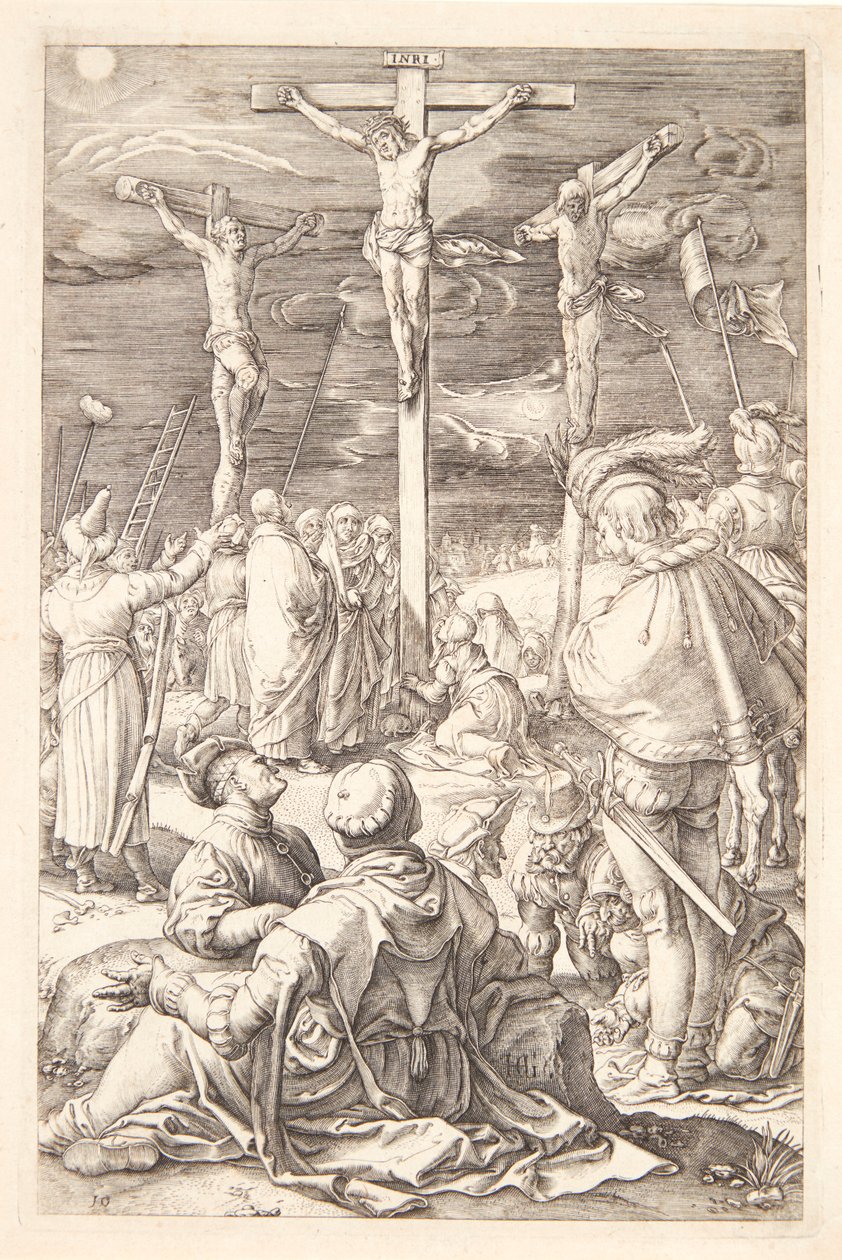 Jézus a kereszten alkotó: Hendrick Goltzius