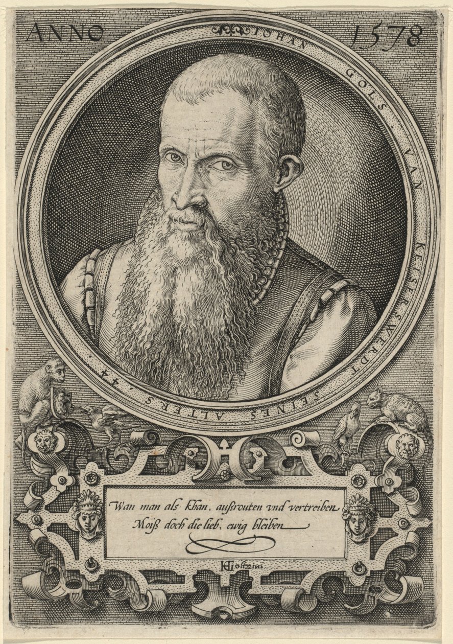 Johan Gols [a művész édesapja] alkotó: Hendrick Goltzius