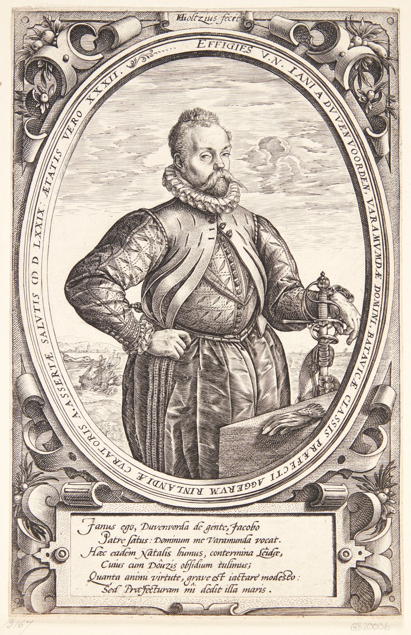 Johan van Duvenvoorde alkotó: Hendrick Goltzius