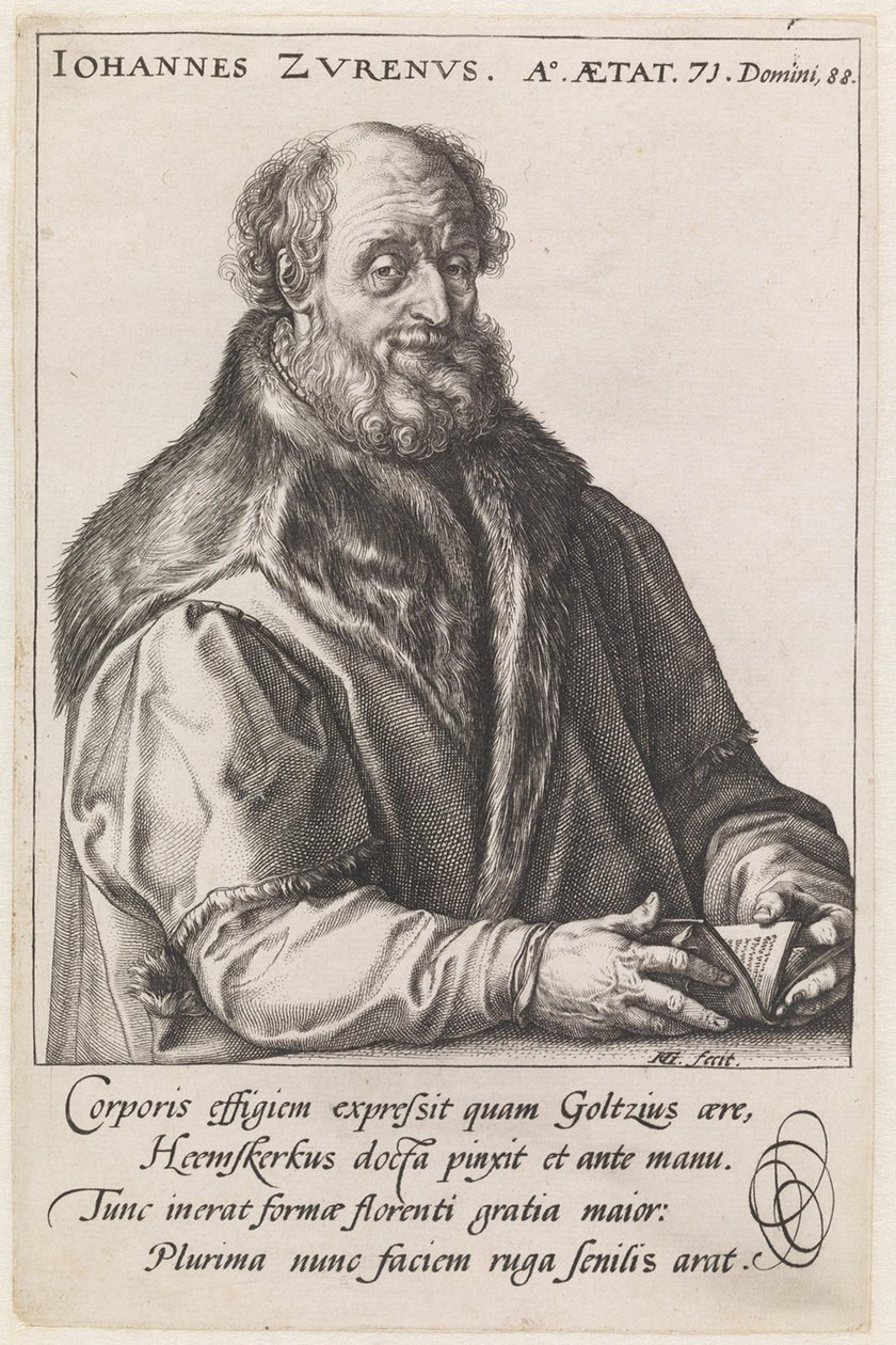 Johannes Zurenus (1517–1591) alkotó: Hendrick Goltzius