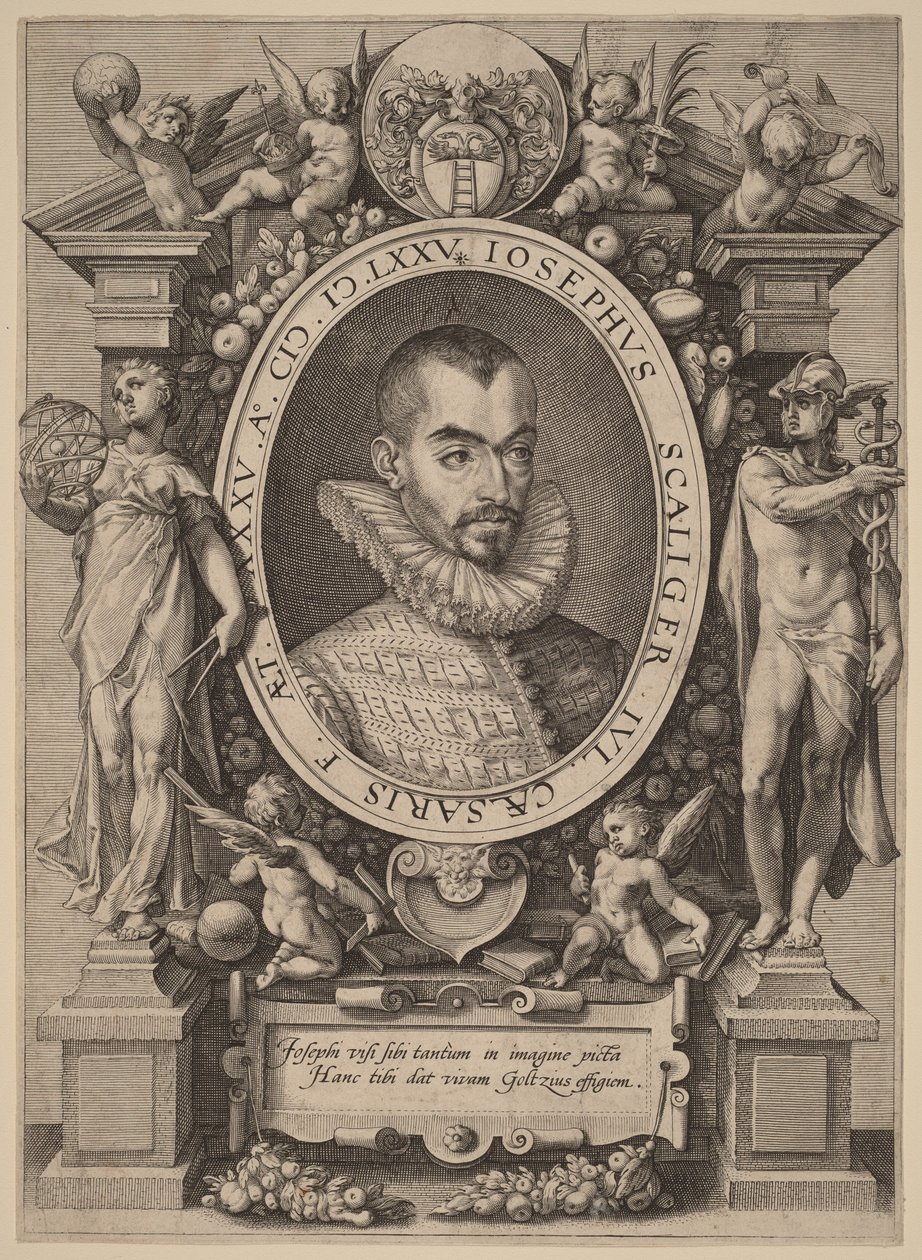 Josephus Justus Scaliger alkotó: Hendrick Goltzius