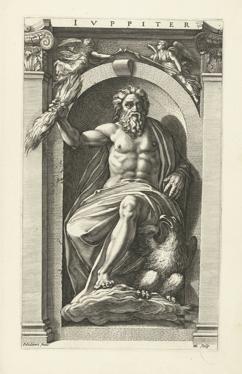 Jupiter Jupiter (cím az objektumon) Nyolc klasszikus isten (sorozat címe) alkotó: Hendrick Goltzius