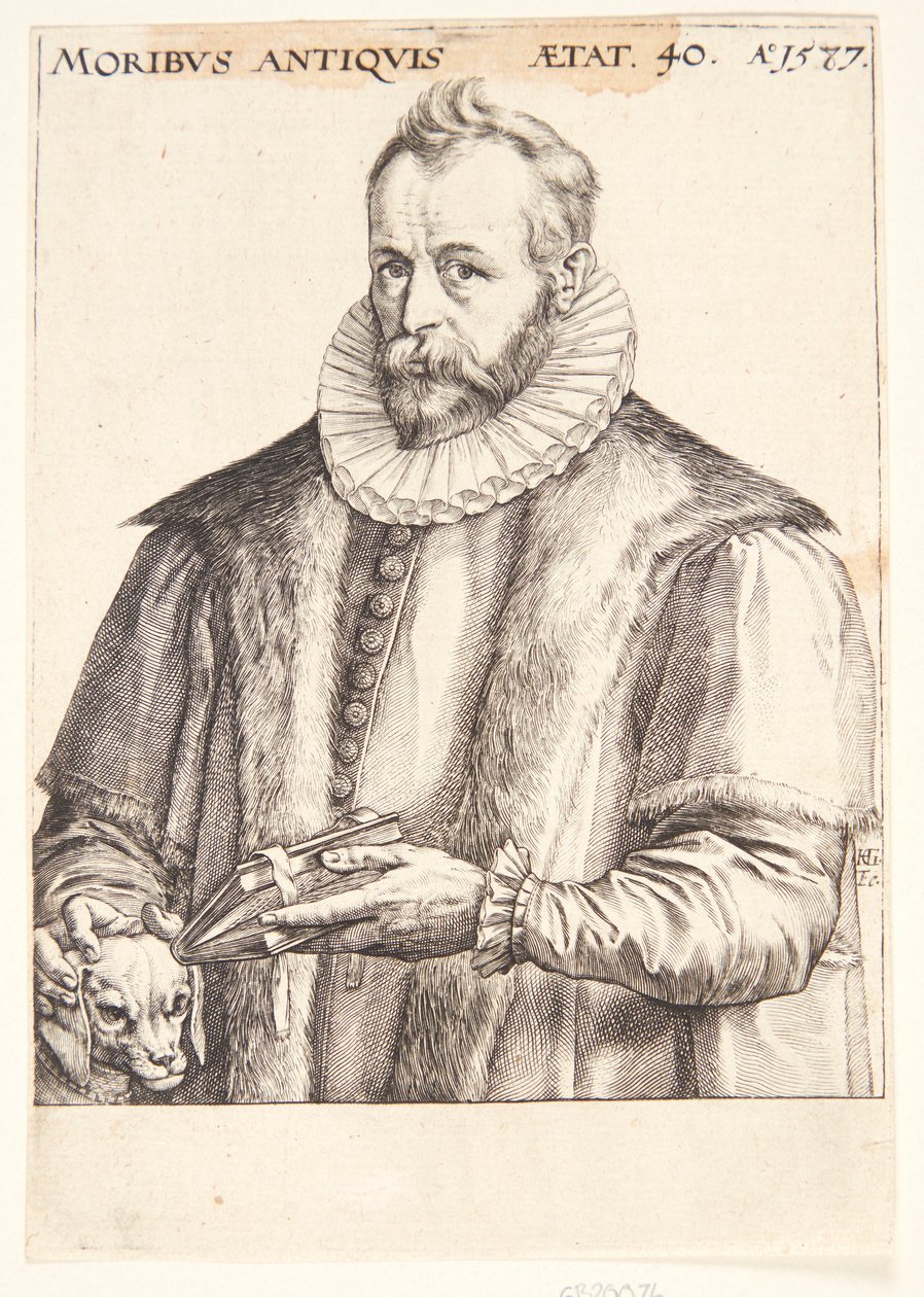 Justus Lipsius alkotó: Hendrick Goltzius