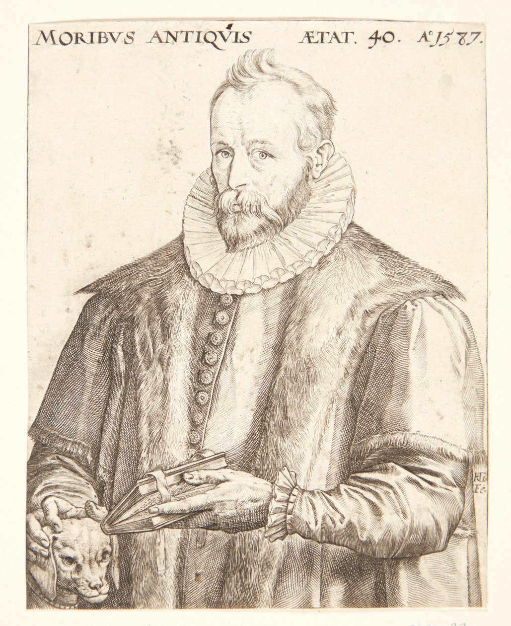 Justus Lipsius alkotó: Hendrick Goltzius