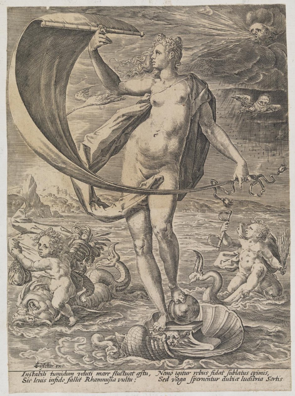 A szerencse (Instabili tumidum veluti ...) alkotó: Hendrick Goltzius