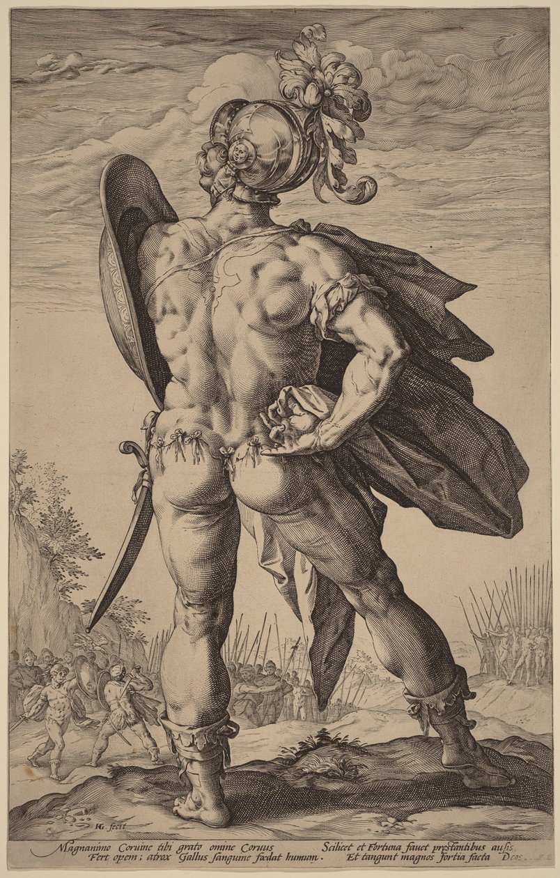 Marcus Valerius Corvus alkotó: Hendrick Goltzius