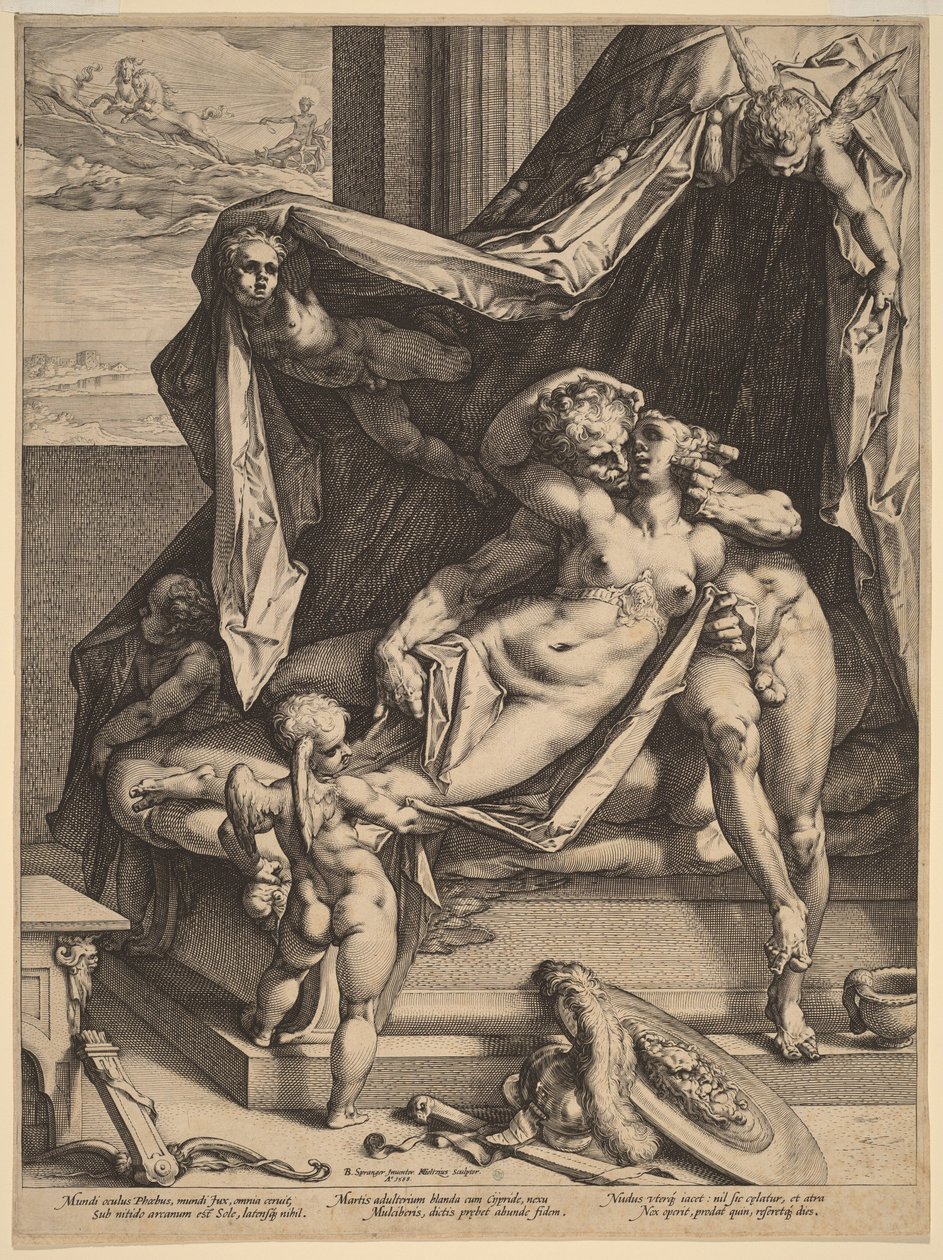 Mars és Vénusz alkotó: Hendrick Goltzius