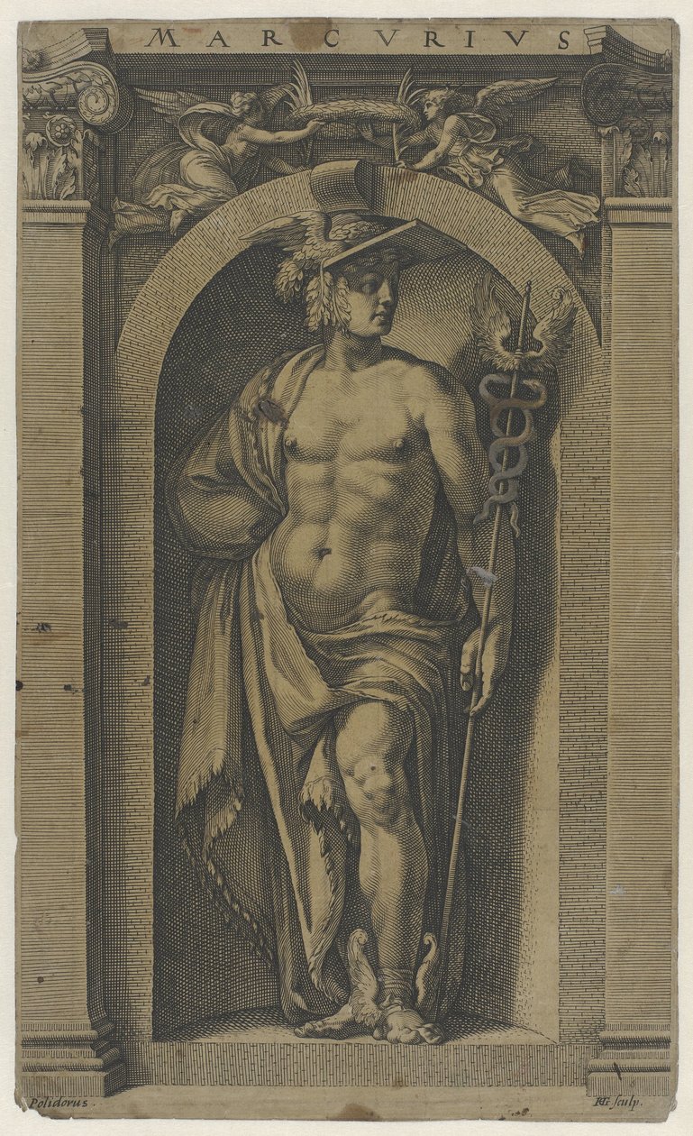 Higany Marcus (cím az objektumon) alkotó: Hendrick Goltzius