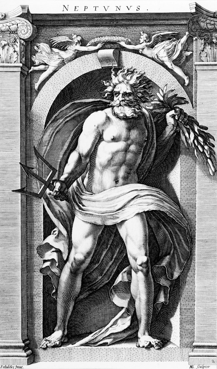 Neptunusz alkotó: Hendrick Goltzius