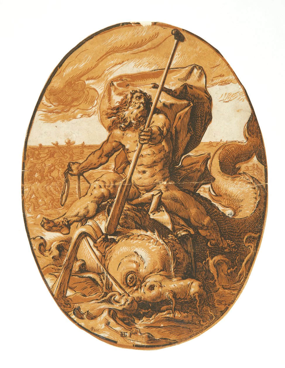 Neptunusz alkotó: Hendrick Goltzius