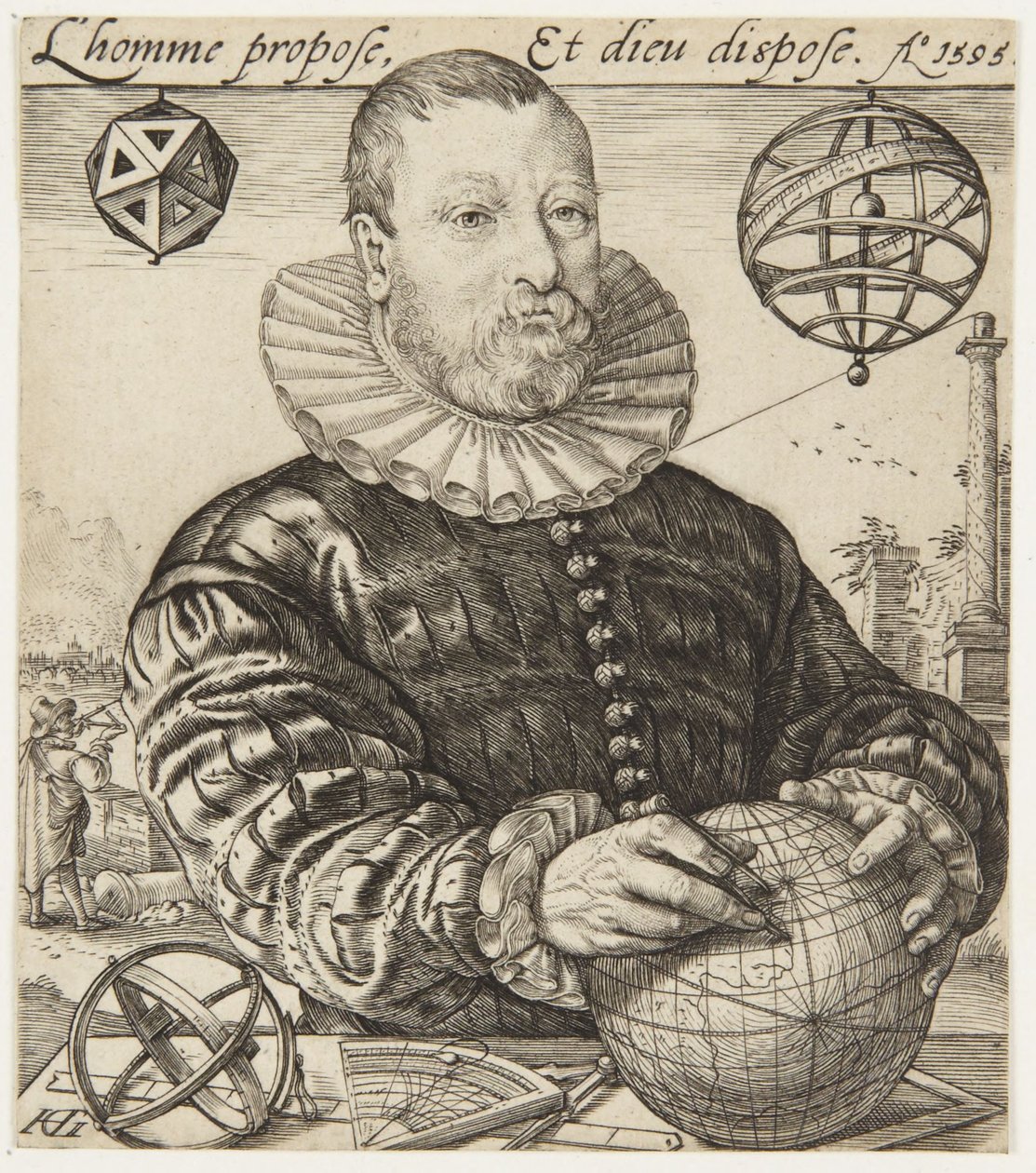 Nicolaus Petri van Deventer alkotó: Hendrick Goltzius
