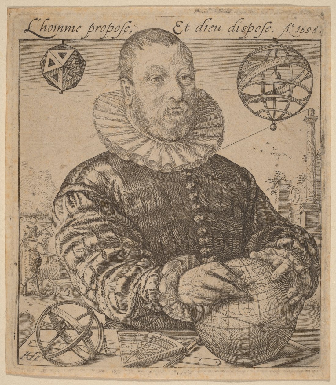 Nicolaus Petri van Deventer alkotó: Hendrick Goltzius
