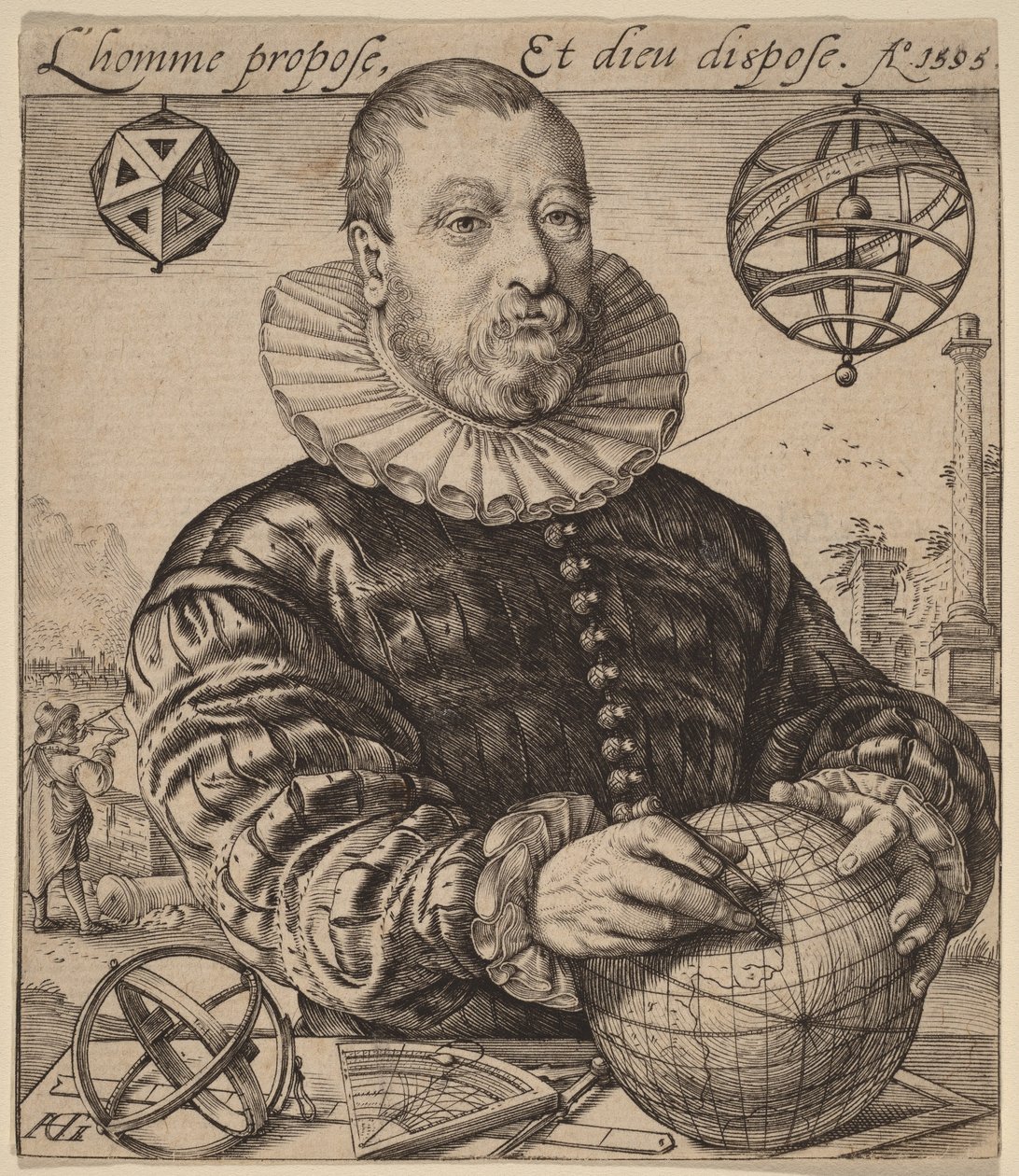 Nicolaus Petri van Deventer alkotó: Hendrick Goltzius