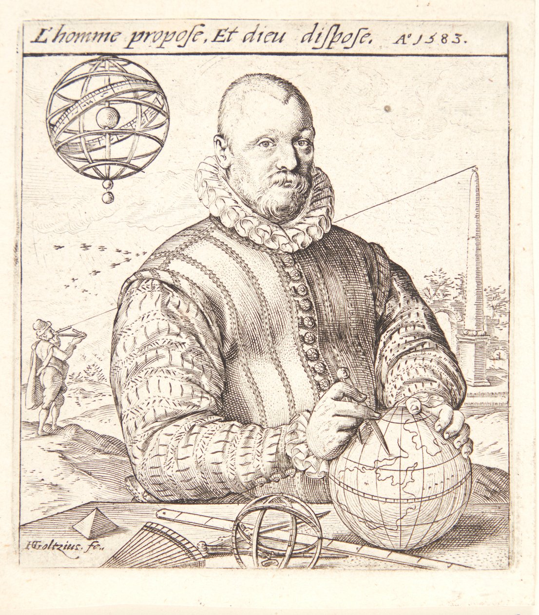 Nicolaus Petri van Deventer alkotó: Hendrick Goltzius