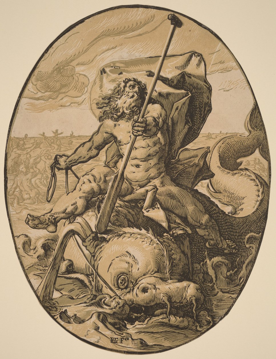 Oceanus alkotó: Hendrick Goltzius