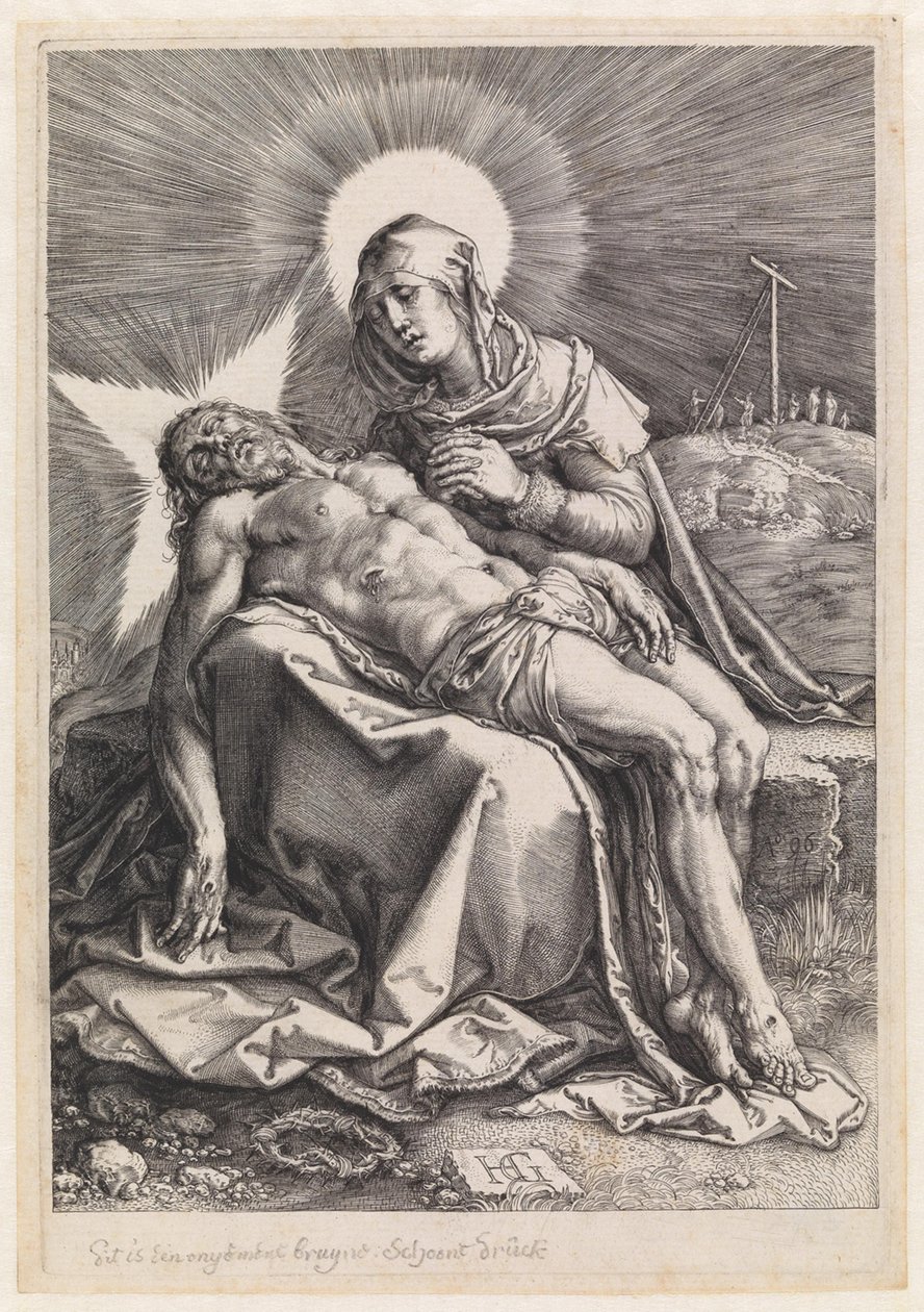 Pieta alkotó: Hendrick Goltzius