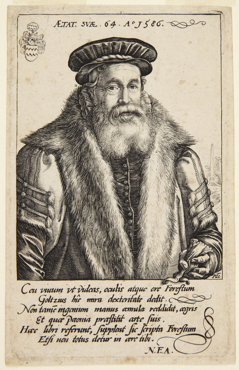 Pieter van Foreest alkotó: Hendrick Goltzius