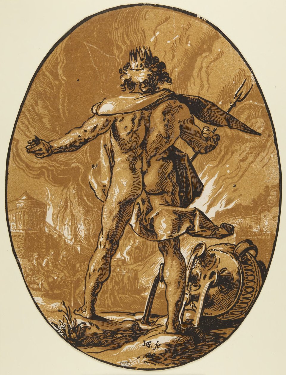 Pluto alkotó: Hendrick Goltzius