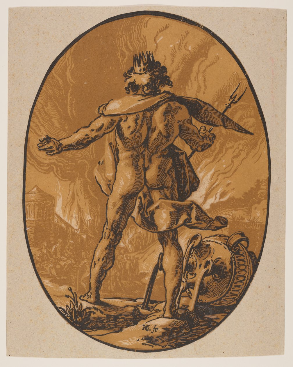 Plútó, az Istenségekből alkotó: Hendrick Goltzius
