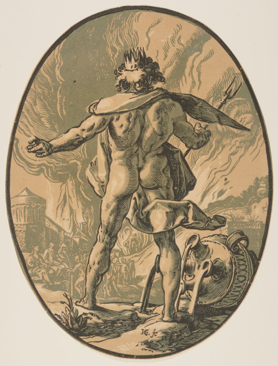 Plútó, az Istenségekből alkotó: Hendrick Goltzius