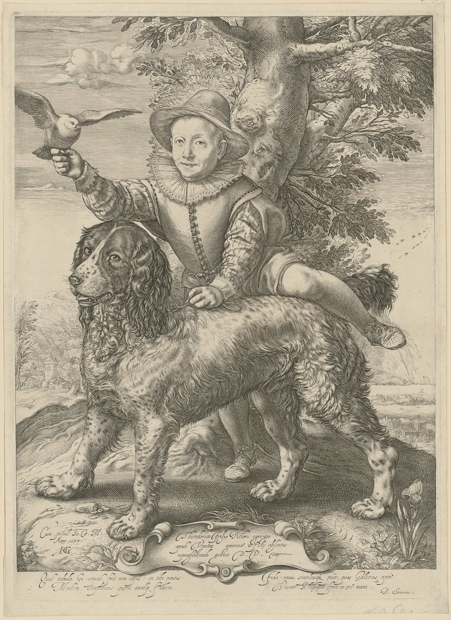Frederik de Vries portréja alkotó: Hendrick Goltzius
