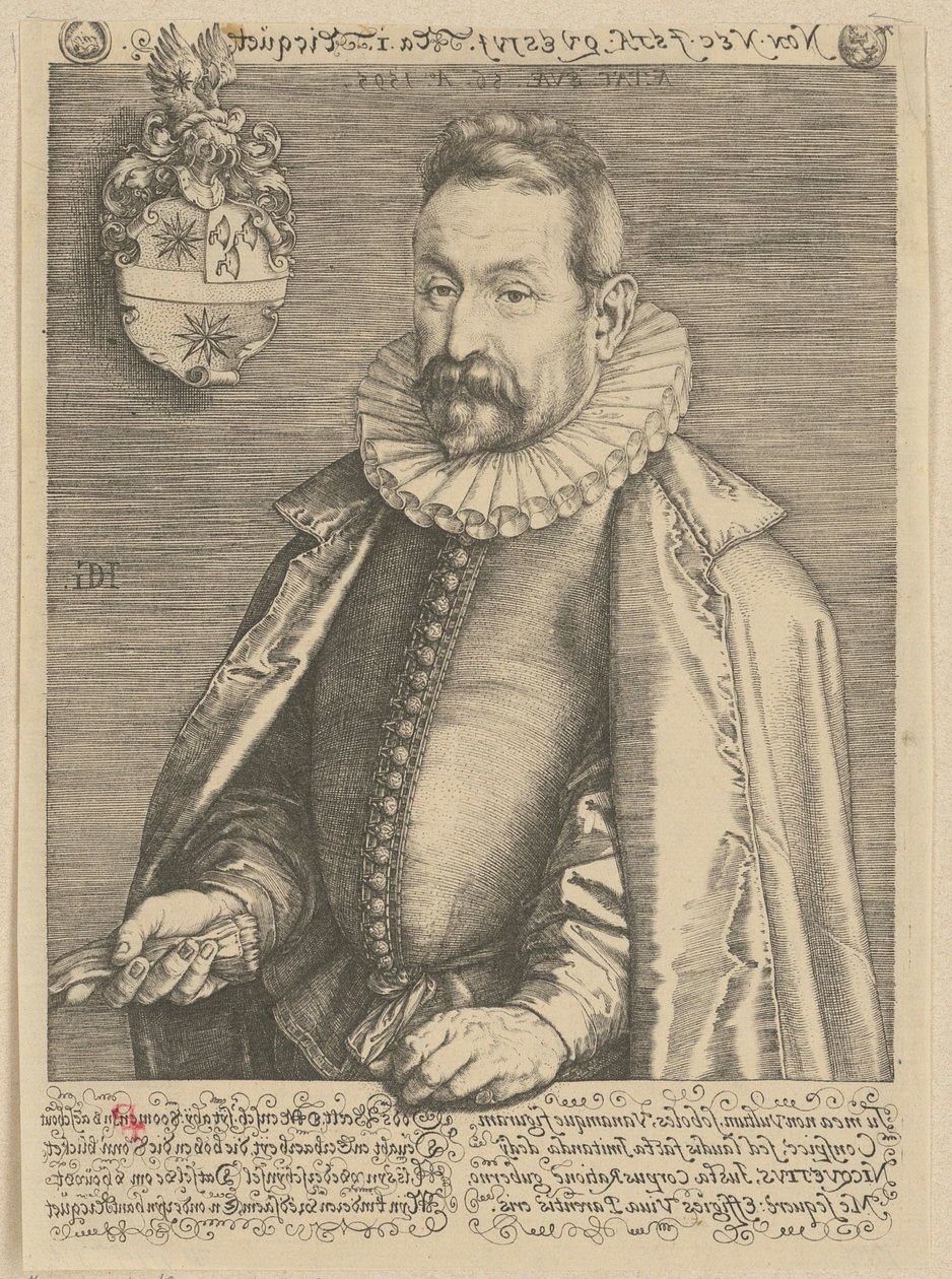 Jan Nicquet portréja alkotó: Hendrick Goltzius