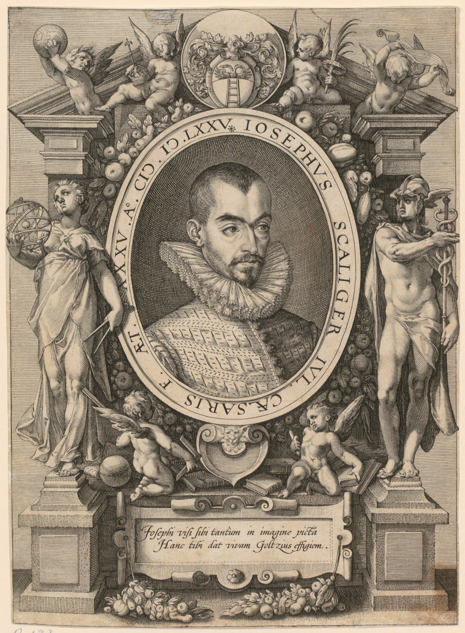 Josephus Justus Scaliger portréja alkotó: Hendrick Goltzius