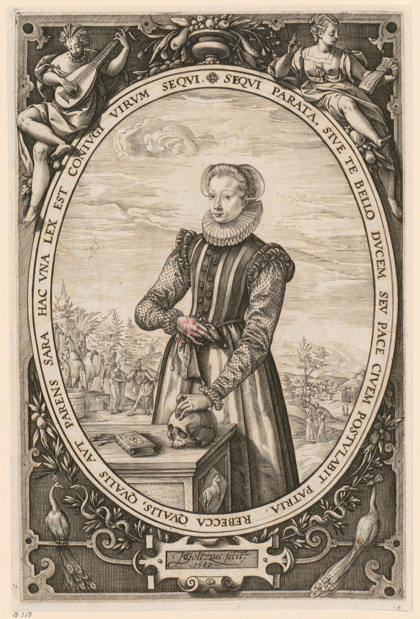Josina Hamels portréja alkotó: Hendrick Goltzius