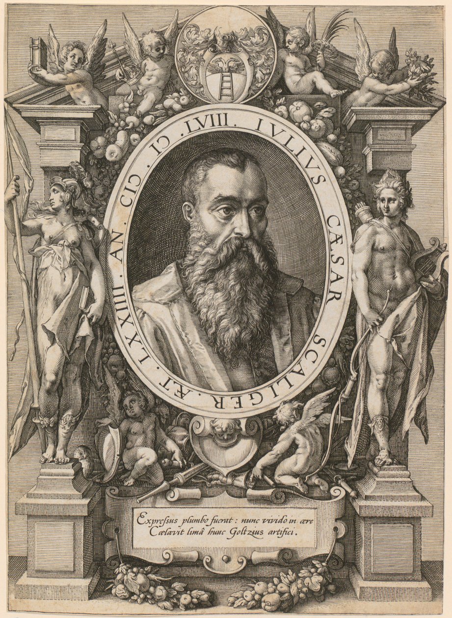 Julius Caesar Scaliger portréja alkotó: Hendrick Goltzius