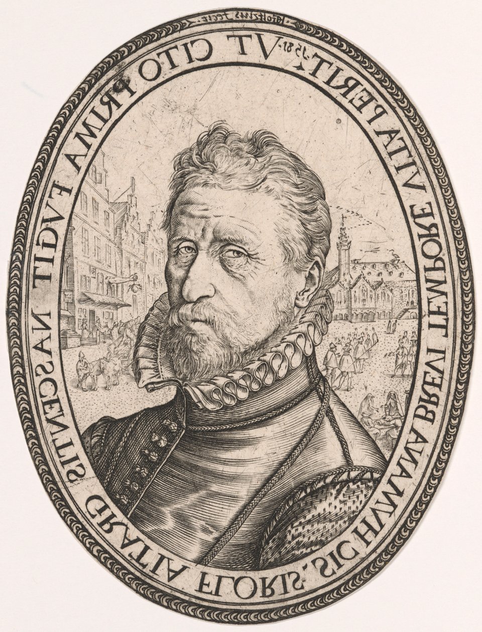 Albert Fransz. Schatter portréja alkotó: Hendrick Goltzius