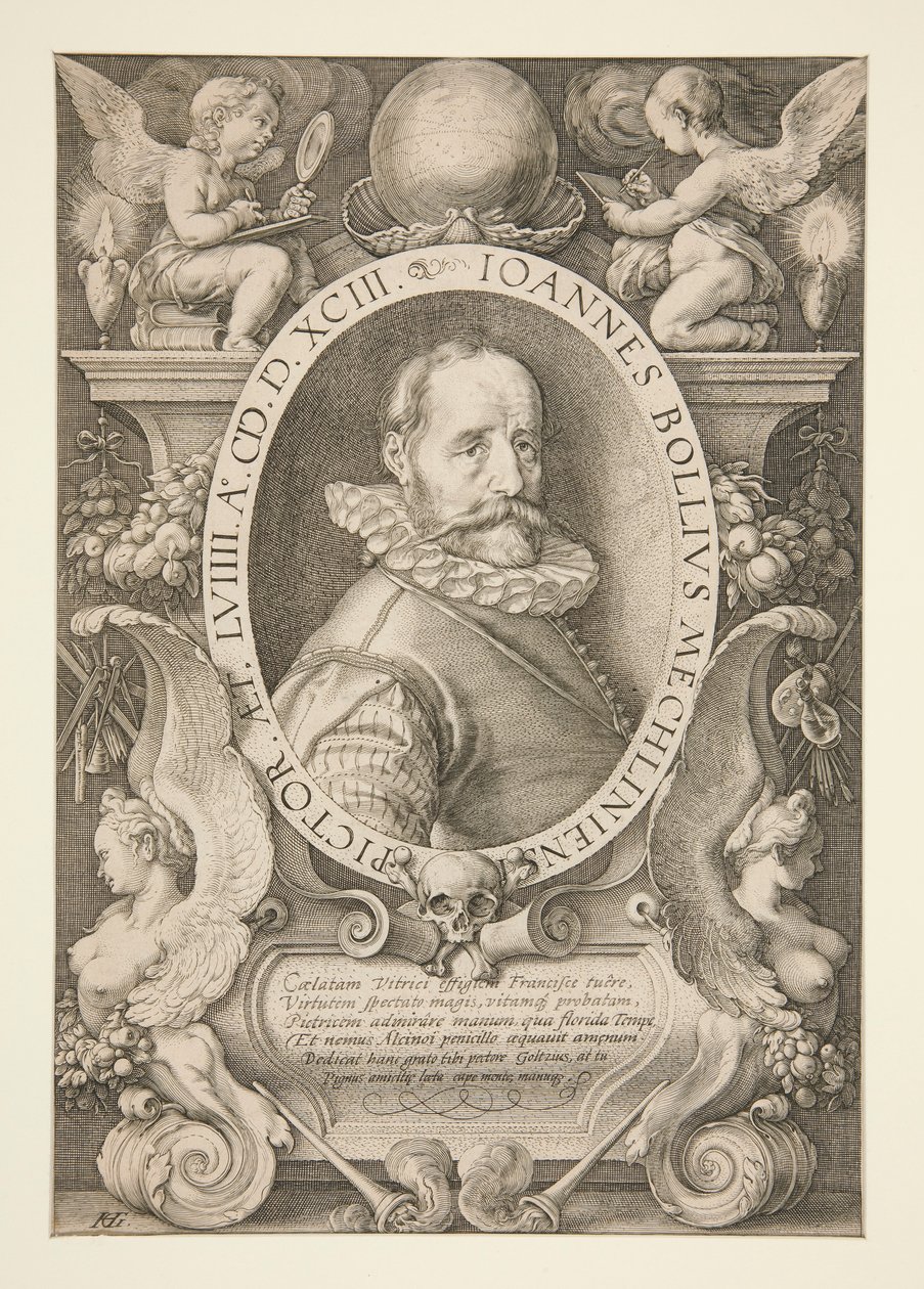 Hans Ball portréja alkotó: Hendrick Goltzius