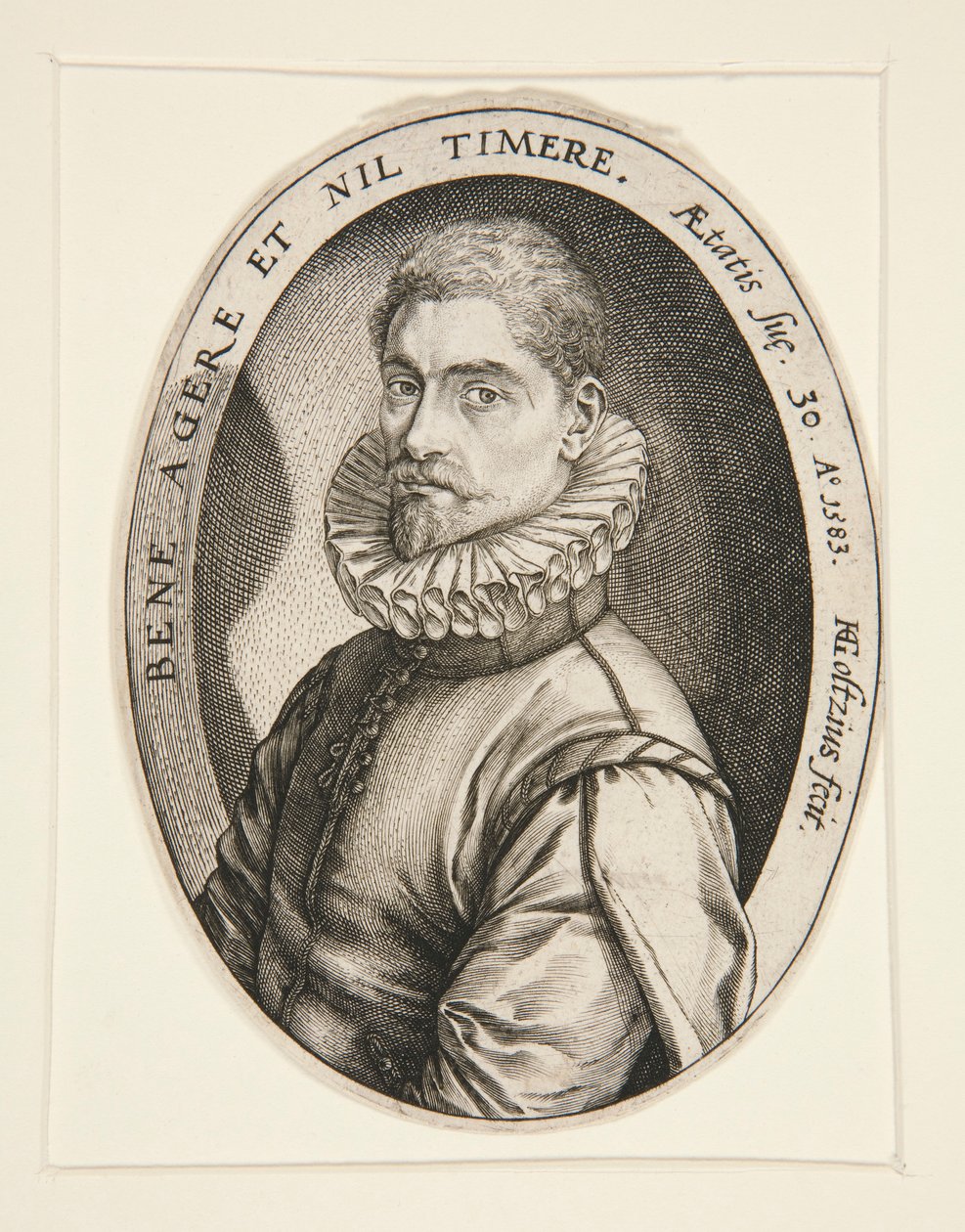 Hieronymous Scholiers portréja alkotó: Hendrick Goltzius
