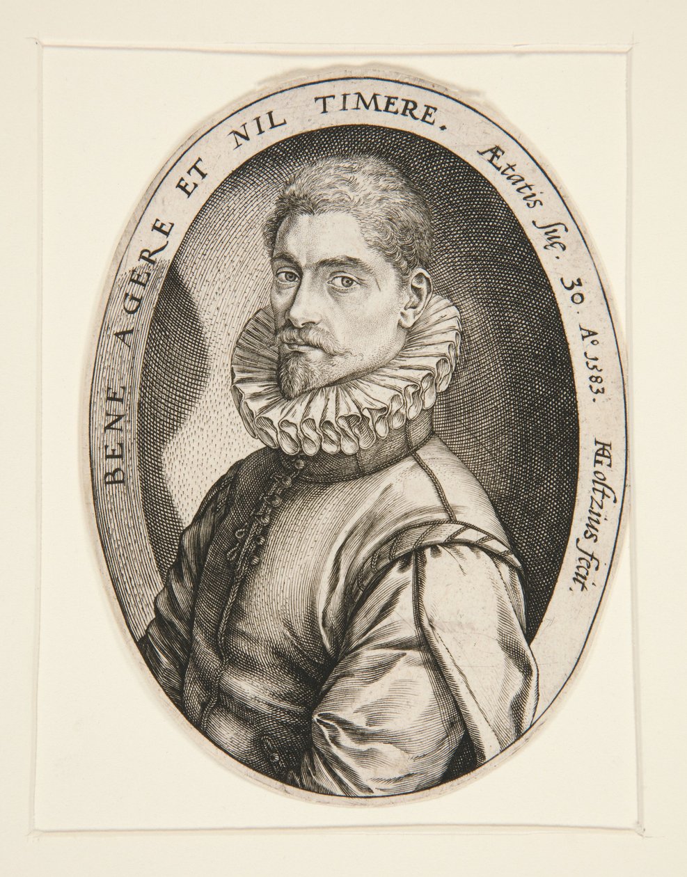 Hieronymous Scholiers portréja alkotó: Hendrick Goltzius