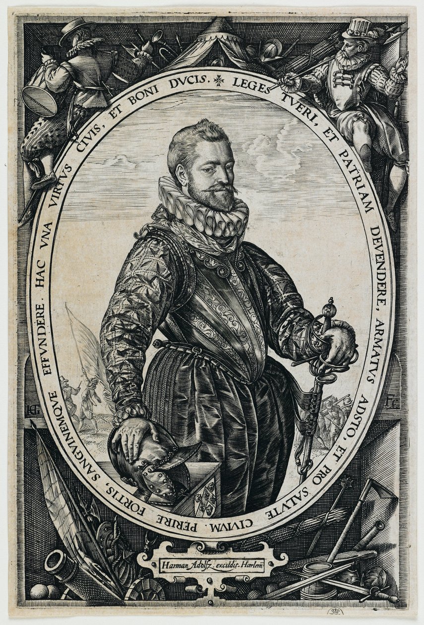Jacques de la Faille portréja alkotó: Hendrick Goltzius