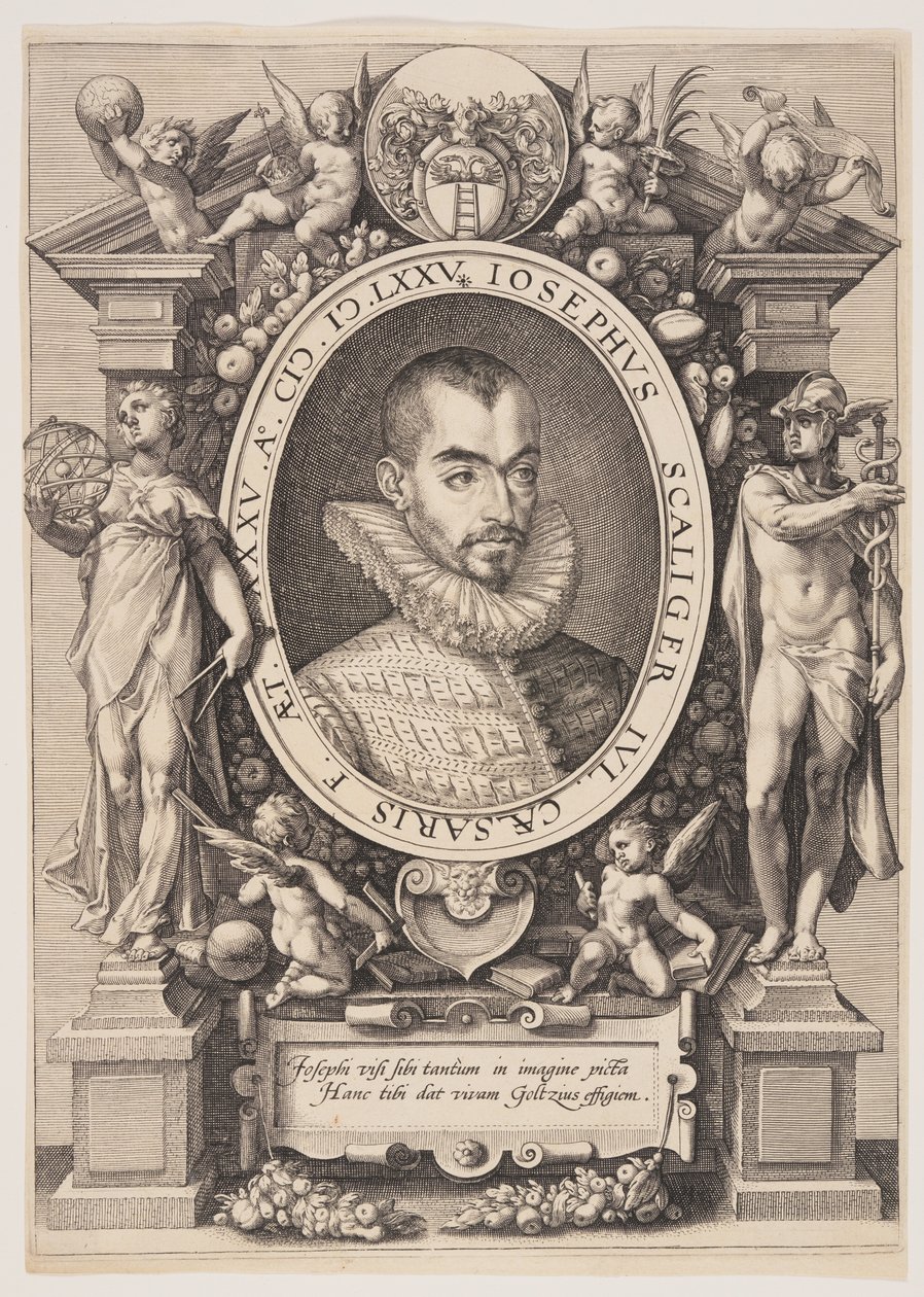 Josephus Justus Scaliger portréja alkotó: Hendrick Goltzius
