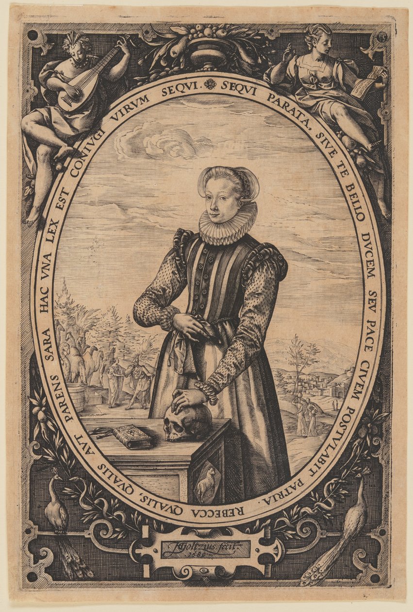 Josina Hamels portréja alkotó: Hendrick Goltzius