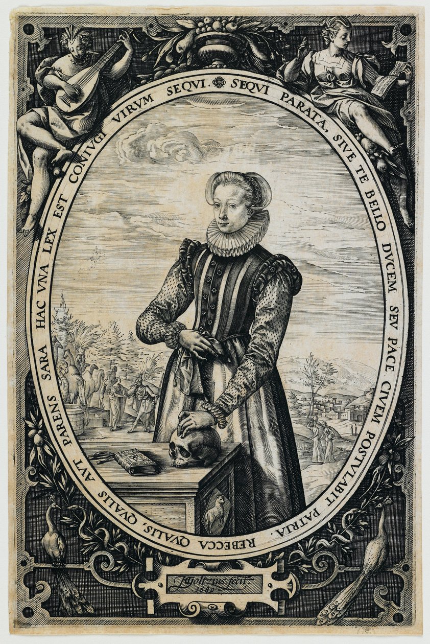 Josina Hamels portréja alkotó: Hendrick Goltzius