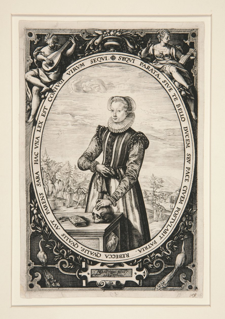 Josina Hamels portréja alkotó: Hendrick Goltzius