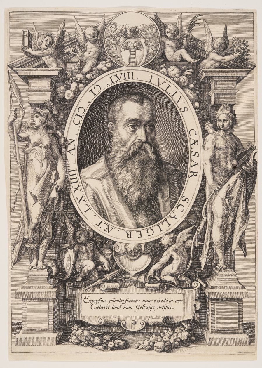 Julius Caesar Scaliger portréja alkotó: Hendrick Goltzius