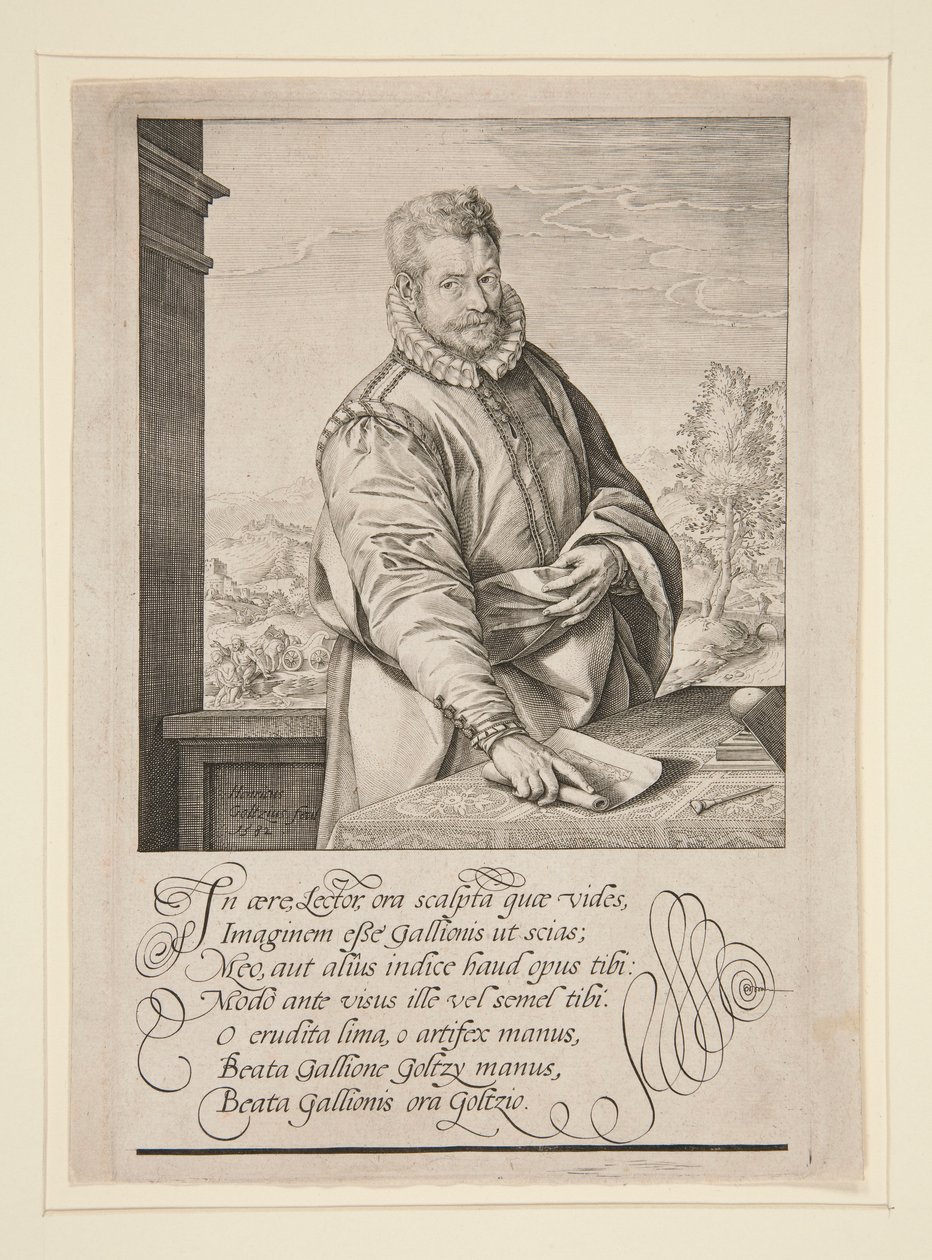 Philip Galle portréja alkotó: Hendrick Goltzius