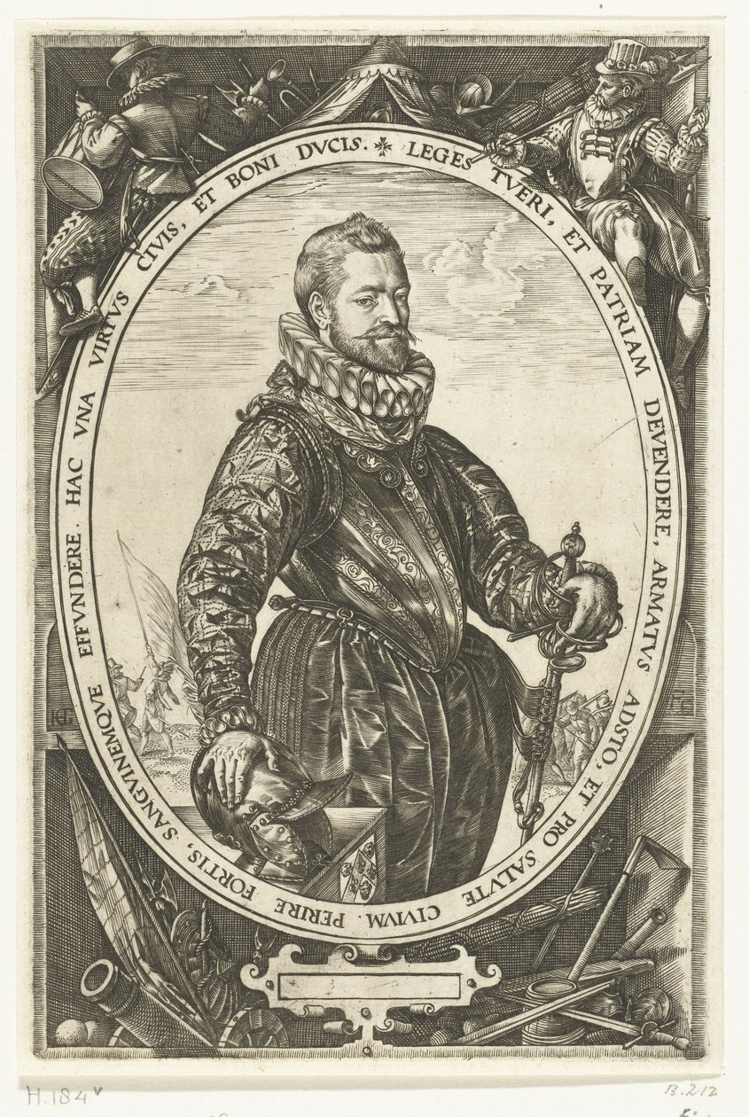 Jacques de la Faille portréja alkotó: Hendrick Goltzius
