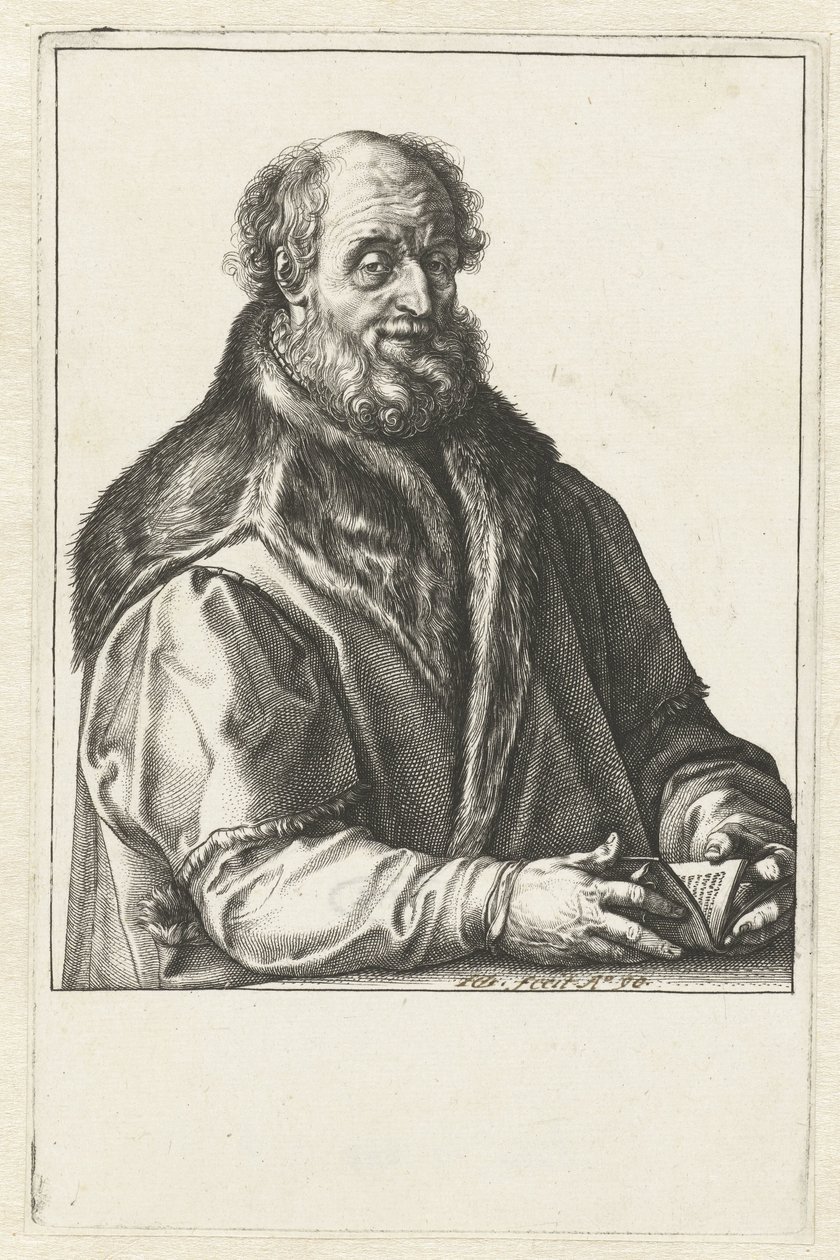 Jan van Suren portréja alkotó: Hendrick Goltzius